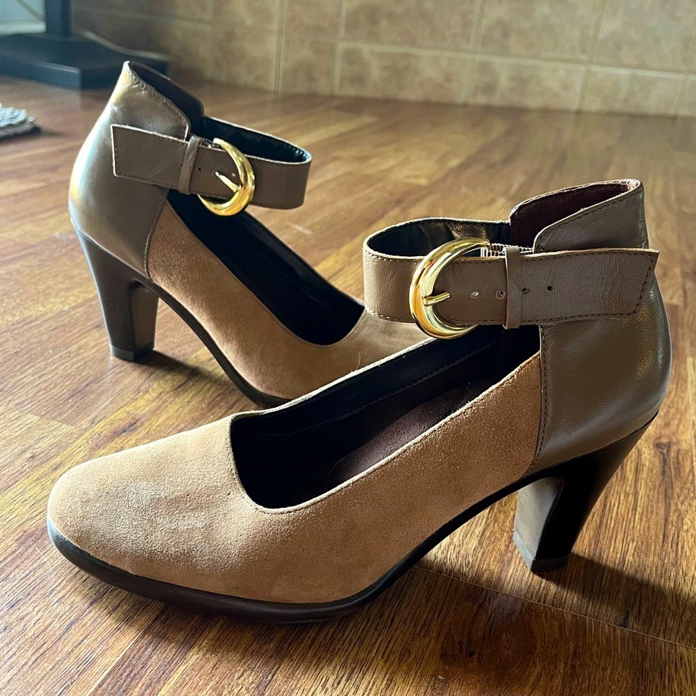 Aerosoles | Impressive | Beautiful Brown Classy Two Tone Heels